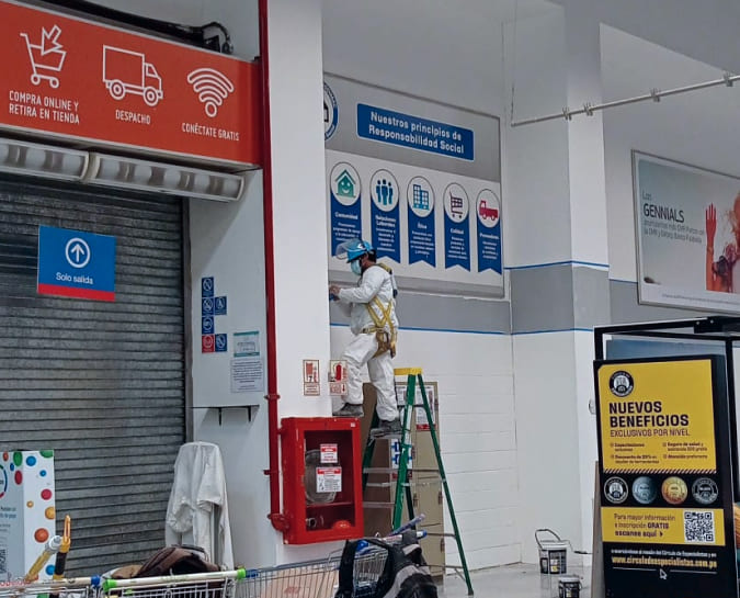 servicio de mantenimiento de pinturas Lamar